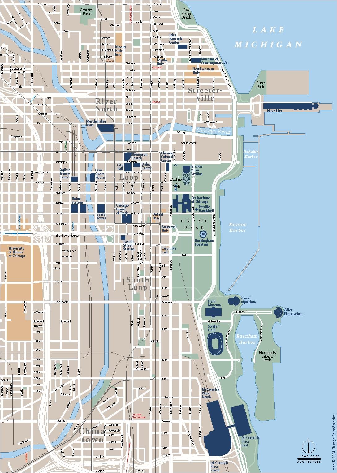 போக்குவரத்து வரைபடம் Chicago