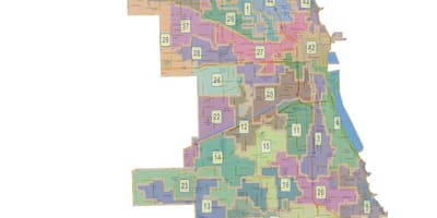 City of Chicago வார்டு வரைபடம்